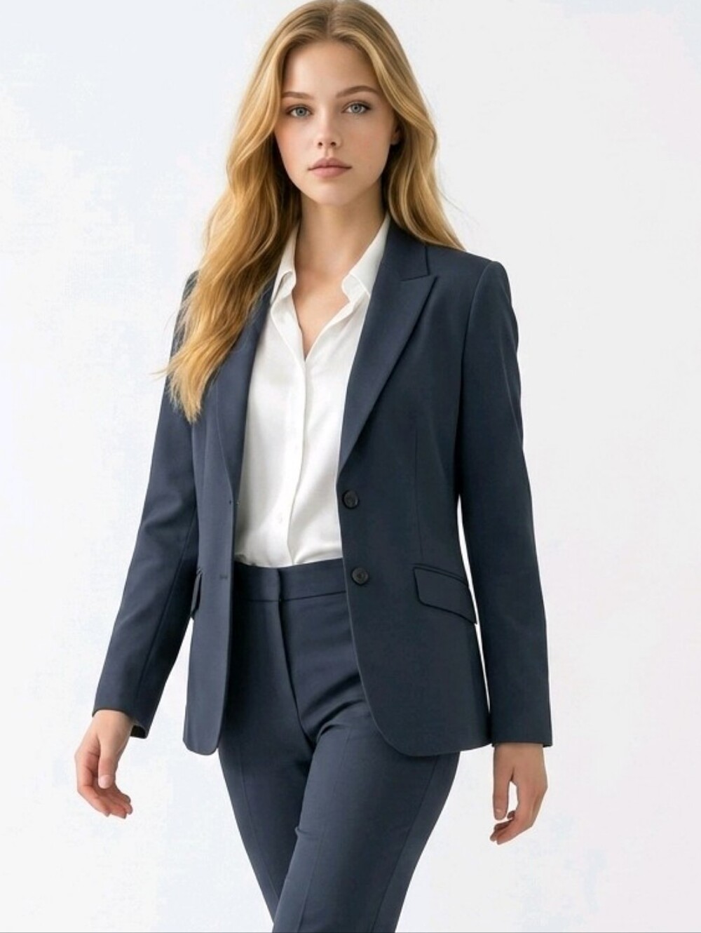 BOSS HUGO BOSS Women’s Tailored Navy Blazer